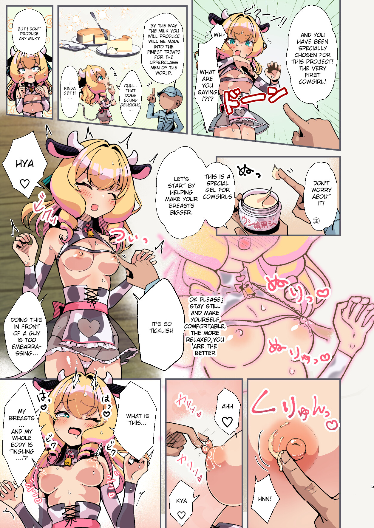 Hentai Manga Comic-Breast Enlargement Farm where breasts get bigger-Read-4
